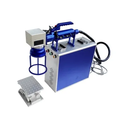 Машина за лазерна маркировка с ръчни влакна